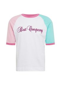 Best Company, Herren Shirt, Mint / Rosa / Weiß