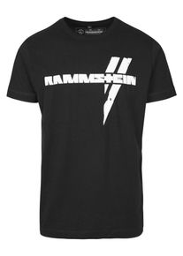 Mister Tee, Herren T-Shirt 'Rammstein', Schwarz / Weiß