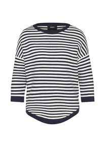 Object, Damen Pullover 'MORGAN', Marine / Wei&szlig;