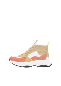 Bianco, Damen Sneaker 'Alia', Sand / Gelb / Rosa / Wei&szlig;