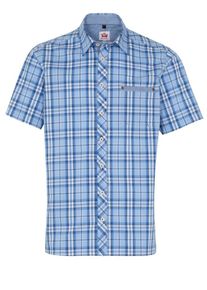 Spieth & Wensky SPIETH & WENSKY, Herren Trachtenhemd 'Harry', Blau / Weiß