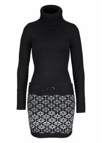Melrose, Damen Strickkleid, Schwarz