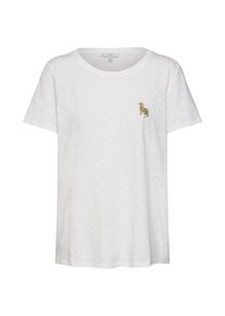 Mavi, Damen Shirt 'Cat Embroidery Tee', Weiß