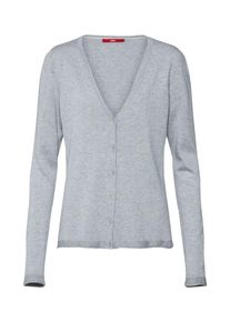s.Oliver RED LABEL, Damen Strickjacke, Graumeliert