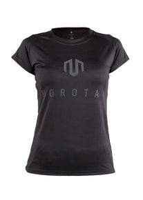 MOROTAI, Damen T-Shirt, Grau / Schwarz