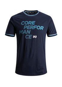 Jack & Jones JACK & JONES, Herren T-Shirt, Navy / Petrol / Weiß