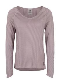 Odlo, Damen Sportshirts 'BL TOP Crew neck l/s ALMA NATURAL', Flieder