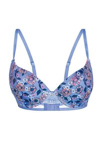 Sassa Mode Sassa, Damen BH 'Bloomy Meadow', Royalblau / Hellblau / Dunkelblau / Pastellorange / Pink