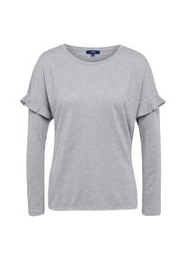 Tom Tailor, Damen T-Shirt, Silbergrau