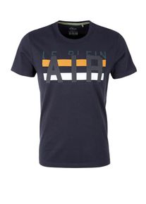 s.Oliver RED LABEL, Herren Shirt, Marine / Dunkelgrau / Hellorange / Weiß
