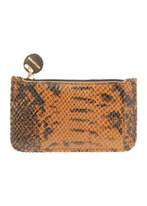 Hallhuber, Damen Portemonnaie, Cognac / Schwarz