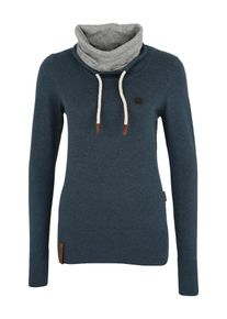 Naketano, Damen Pullover 'Geh Weg', Taubenblau / Grau