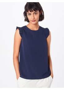 Véro Moda VERO MODA, Damen Bluse 'VMBAHIRA S/L MIDI TOP WVN', Nachtblau