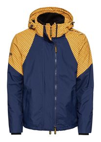 Superdry, Herren Jacke 'ARCTIC INTRON HOODED WINCHEATER', Navy / Gelb