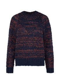 Garcia, Damen Grobstrick Pullover, Dunkelblau / Bronze