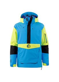O`Neill O'NEILL, Herren Jacke 'Frozen Wave', Neonblau / Kiwi / Schwarz