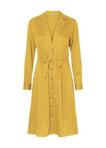 Pieces, Damen Kleid, Zitronengelb