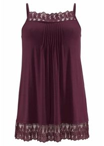 Boysen's BOYSEN'S, Damen Longtop, Rotviolett