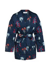 EDITED, Damen Jacke 'Maureen', Navy / Hellorange / Feuerrot