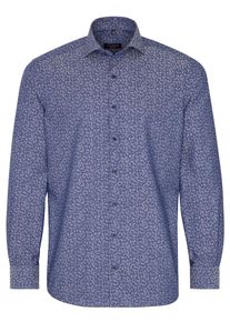 Eterna, Herren Hemd, Himmelblau / Weiß