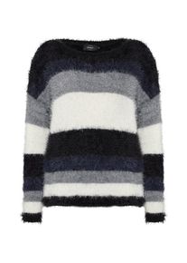 Only, Damen Pullover, Grau / Schwarz