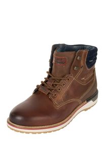 Bugatti, Herren Schnürboots mit Polsterung, Cognac