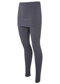 YOGISTAR.COM, Damen Yogi-leggings Mit Umschlagbund, Slate - Yogistar By Asquith, Anthrazit