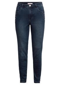 sheego Denim, Damen Stretch-Jeans, Dunkelblau