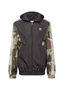 adidas originals, Herren Jacke 'CAMO WB', Braun / Oliv / Schwarz