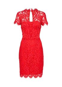SET, Damen Spitzenkleid, Rot