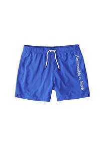 Abercrombie & Fitch Abercrombie & Fitch, Herren Badeshort '(S-EF468) SB19-5 INCH SOLID BLUE 1CC $48', Kobaltblau