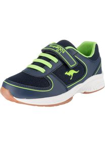 Kangaroos, Mädchen Sportschuhe 'SINU', Blau / Grün / Schwarz / Weiß