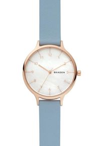 Skagen, Damen Quarzuhr 'ANITA', Rauchblau / Rosegold