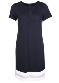 Cinque, Damen Kleid 'Ciegon', Beige / Navy / Weiß