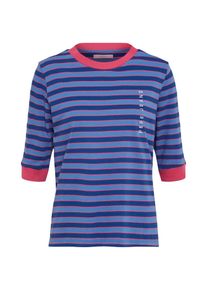Pepe Jeans, Damen T-Shirt, Blau / Rauchblau / Dunkelpink