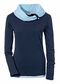 Cheer, Damen Shirt, Marine / Hellblau