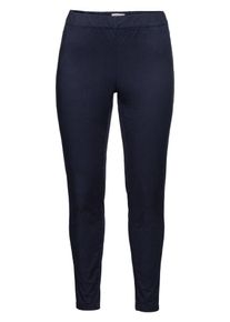 sheego Casual, Damen Schlupfhose mit Gummizugbund, Dunkelblau