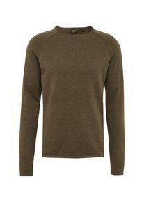 Jack & Jones JACK & JONES, Herren Pullover 'JJEUNION KNIT CREW NECK', Grün / Oliv