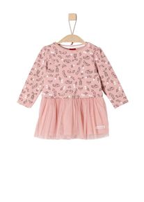 s.Oliver Junior, Mädchen Sommerkleid, Beere / Altrosa / Weiß