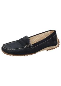Sioux, Damen Slipper 'Cacciola', Beige / Nachtblau