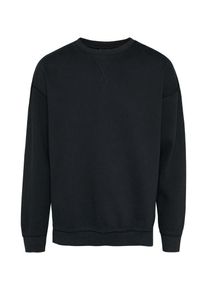 Urban Classics, Herren Oversize Pullover 'Open Edge Crew', Schwarz