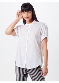 GAP, Damen Bluse 'SS ROLL CUFF SHIRT', Weiß