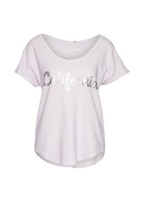 True Religion, Damen T-Shirt 'WIDE CREW CALIFORNIA', Weiß