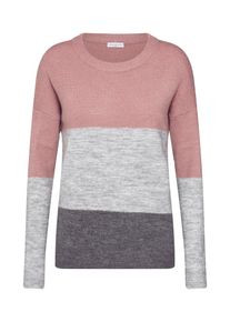 Jacqueline de Yong, Damen Pullover 'Newelanor', Grau / Rosa