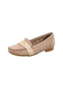 Rieker, Damen Slipper, Beige / Apricot