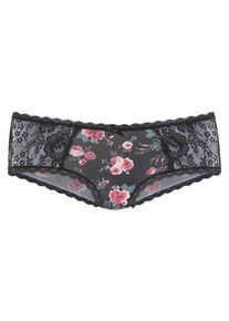 Lascana, Damen Panty, Ros&eacute; / Schwarz