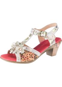Laura Vita, Damen Sandaletten 'Bettino 058', Mischfarben / Weiß