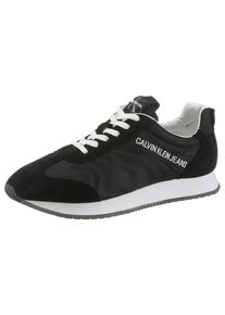 Calvin Klein Jeans, Damen Sneaker 'Jerrold', Dunkelgrau / Schwarz / Weiß