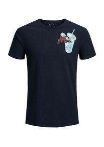 Jack & Jones JACK & JONES, Herren T-Shirt, Blau
