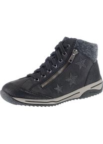Rieker, Damen Schn&uuml;rstiefeletten, Schwarz